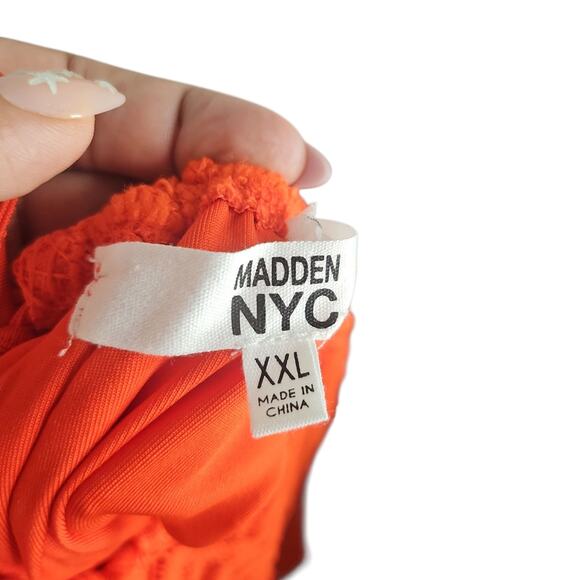 Madden NYC Chic Red Midi Dress with Timeless Appeal - Picture 9 of 10